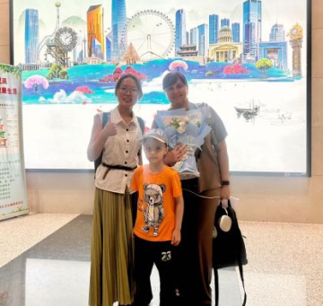 A brave young boy from Russia battles neuroblastoma